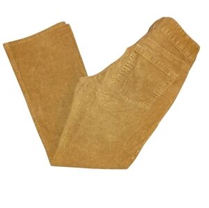 J Crew Brown/Gold Favorite Fit Boot Cut Corduroy Jeans Size 32 Short